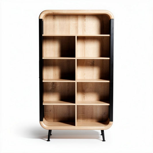 Estante de madeira em mdf com 12 compartimentos 80 x 40 x 160cm